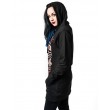 Dragstrip Kustom. Women`s Long Sleeve Hoody Dress Devils Tattoo Parlour